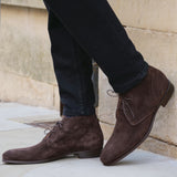 Hamilton Chukka Boot Dark Brown Suede