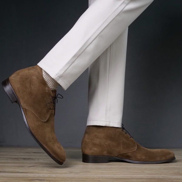 Hamilton Chukka Boot Medium Brown Suede