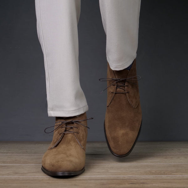 Hamilton Chukka Boot Medium Brown Suede