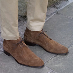 Hamilton Chukka Boot Medium Brown Suede