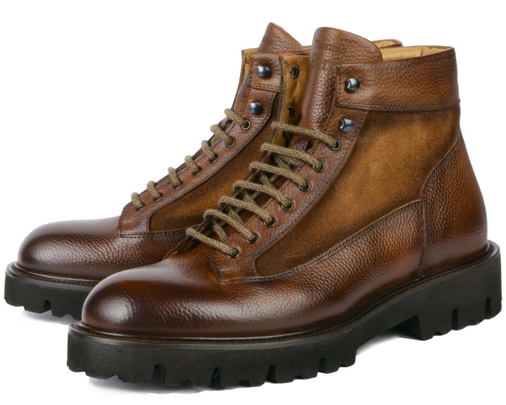 Lewis Combat Lace Boot Tan