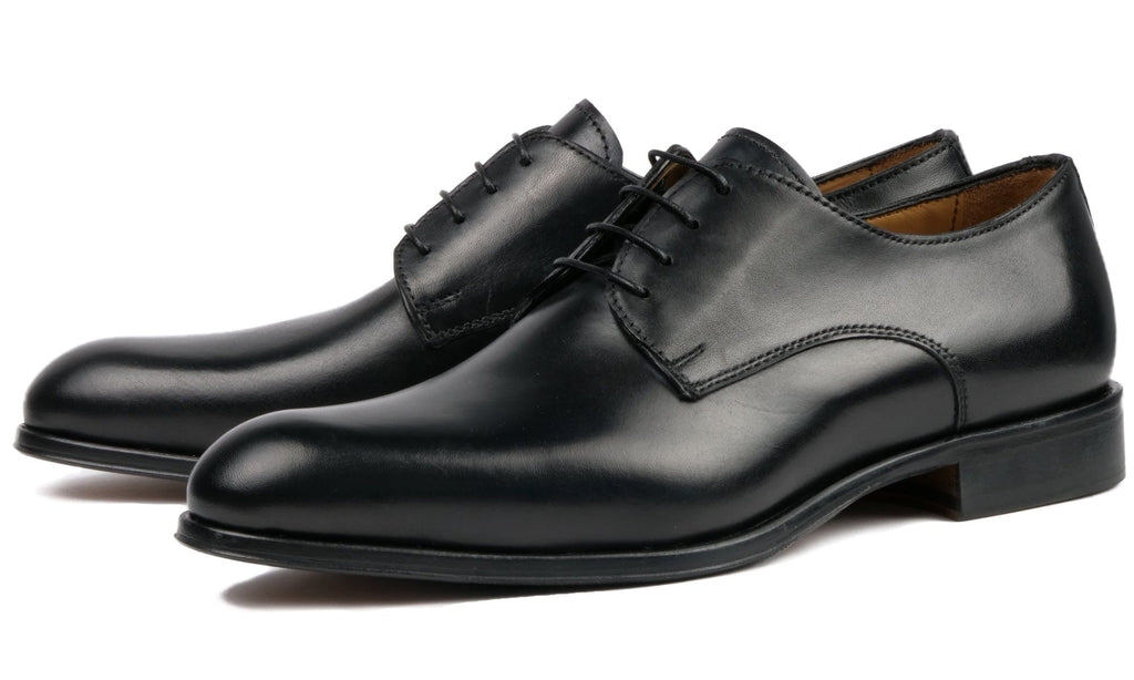 Derby Lace Up Black Leather & Thomas Bird & tblon.com