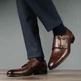 Bourne Monk Strap Brown SB