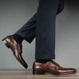 Bourne Monk Strap Brown SB