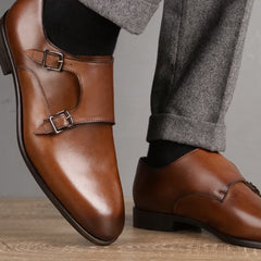 Ashcroft Monk Strap Tan