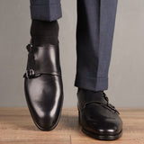 Ashcroft Monk Strap Black