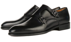 Ashcroft Monk Strap Black