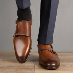 Ashcroft Monk Strap Tan