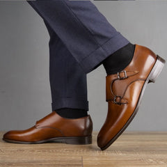 Ashcroft Monk Strap Tan