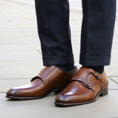 Ashcroft Monk Strap Tan
