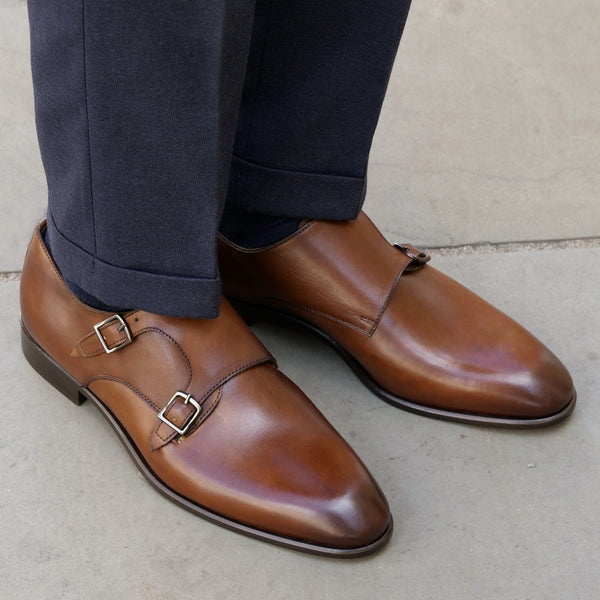 Ashcroft Monk Strap Tan