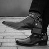 Vincent Harness Zip Boot Black