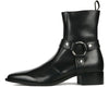 Vincent Harness Zip Boot Black