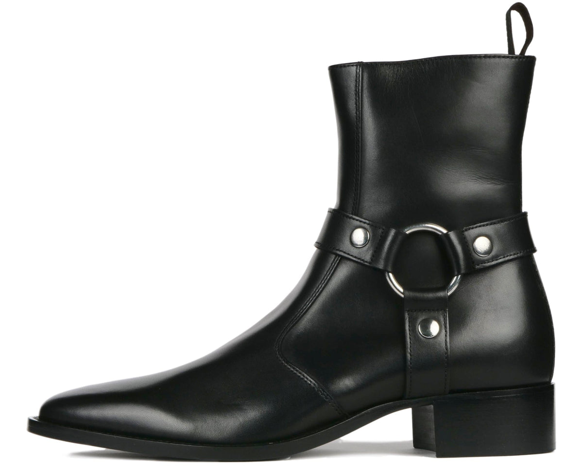 Harness Zip Boot Black & Thomas Bird & tblon.com