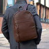 Leather Backpack/Rucksack Brown