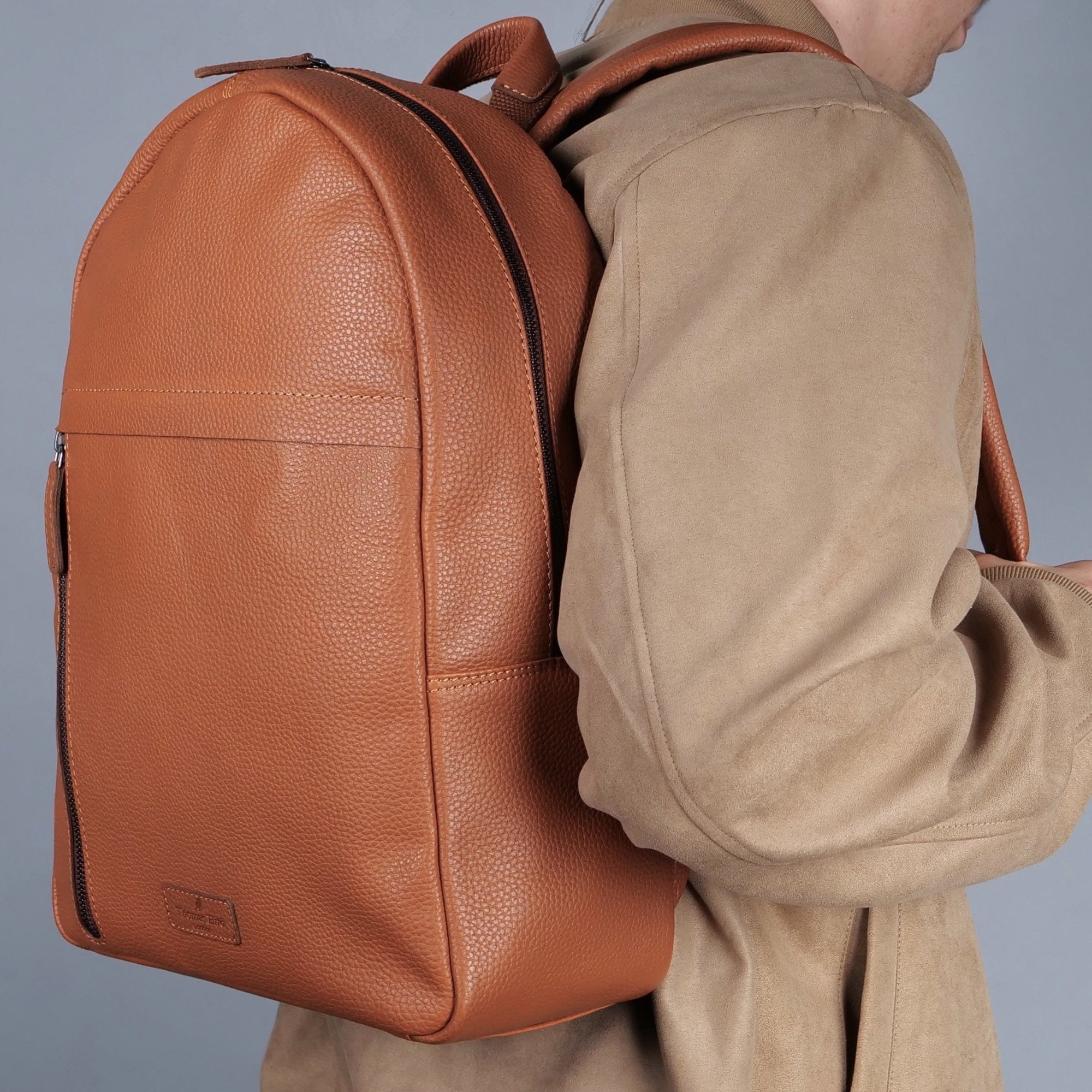 Tan Rucksack Leather Backpack Tan & Thomas Bird & tblon.com