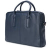 Leather Briefcase/Messenger Bag Navy Blue
