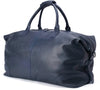 Leather Weekend Bag Navy Blue