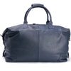 Leather Holdall/Weekend Bag Navy Blue