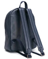 Leather Backpack Navy Blue