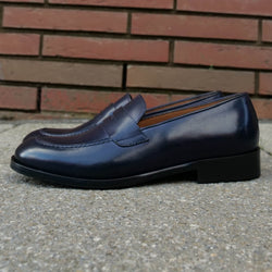 Roma Penny Loafer Blue
