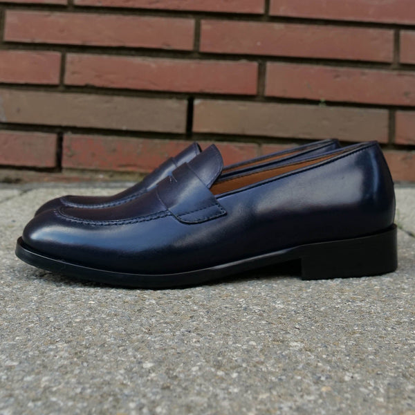 Roma Penny Loafer Blue