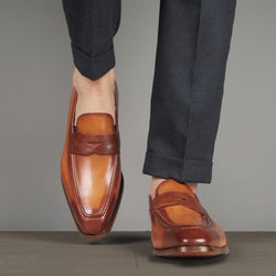 Hampton Penny Loafer Chestnut