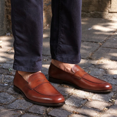Monaco Penny Loafer Chestnut