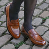 Roma Penny Loafer Chestnut