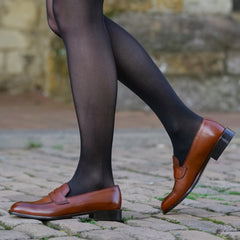 Roma Penny Loafer Chestnut