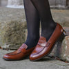 Roma Penny Loafer Chestnut