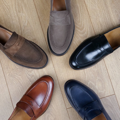 Monaco Penny Loafer Brown Suede