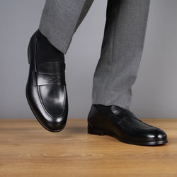 Monaco Penny Loafer Black