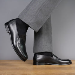 Monaco Penny Loafer Black