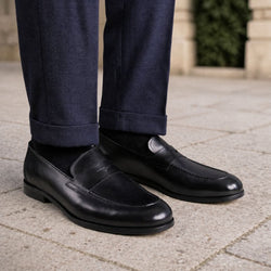 Monaco Penny Loafer Black