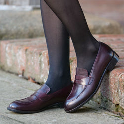 Roma Penny Loafer Oxblood