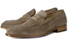 Hampton Penny Loafer Taupe Brown Suede