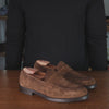 Monaco Penny Loafer Brown Suede