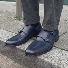 Bourne Monk Strap Blue