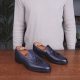 Henley Tassel Loafer Blue