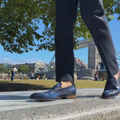 Hampton Penny Loafer Blue
