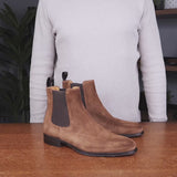 Eastwood Chelsea Boot Medium Brown Suede
