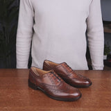 Siena Wingtip Oxford Brogue Tan