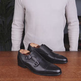 Bourne Monk Strap Black