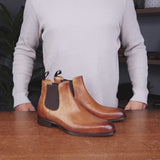 Milan Chelsea Boot Light Tan