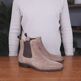 Eastwood Chelsea Boot Taupe Brown Suede