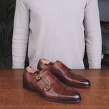 Bourne Monk Strap Tan