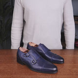 Bourne Monk Strap Blue