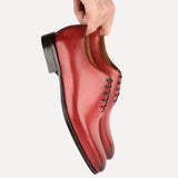 Benson Wholecut Oxford Scarlet Red