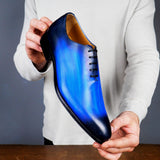 Benson Wholecut Custom Patina Blue